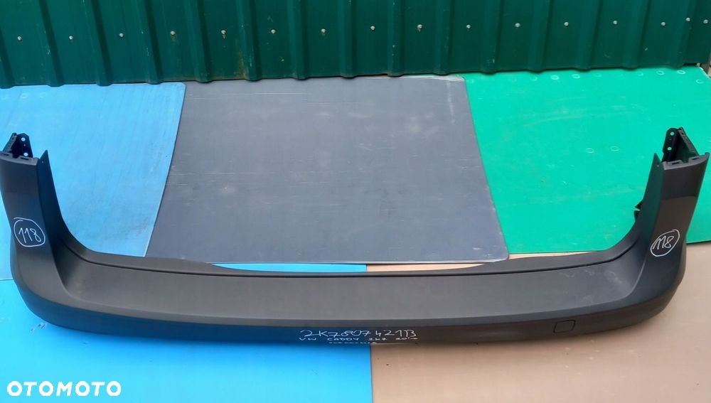 ZDERZAK TYLNY TYŁ VOLKSWAGEN VW CADDY IV MAXI 2K7807421B NOWY ORYGINAŁ - 4