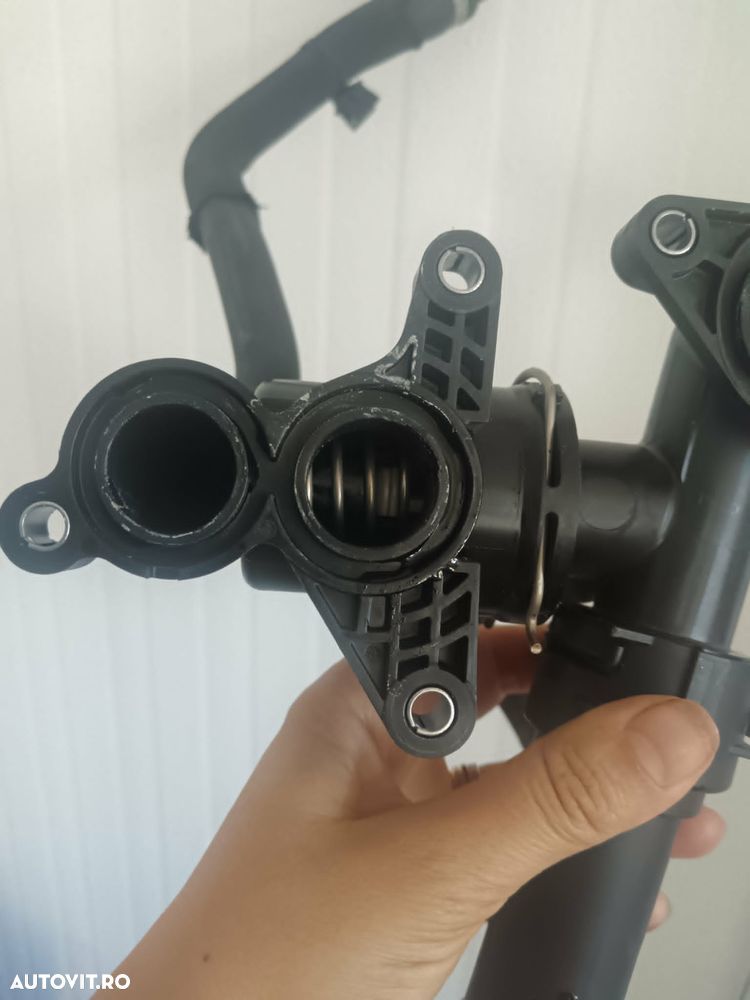 CARCASA TERMOSTAT CU FURTUN APA BMW SERIA 5 G60, G61, X3 G45 B47 COD 1153 8473203 03, 189862 10, 8474074 05 - 4