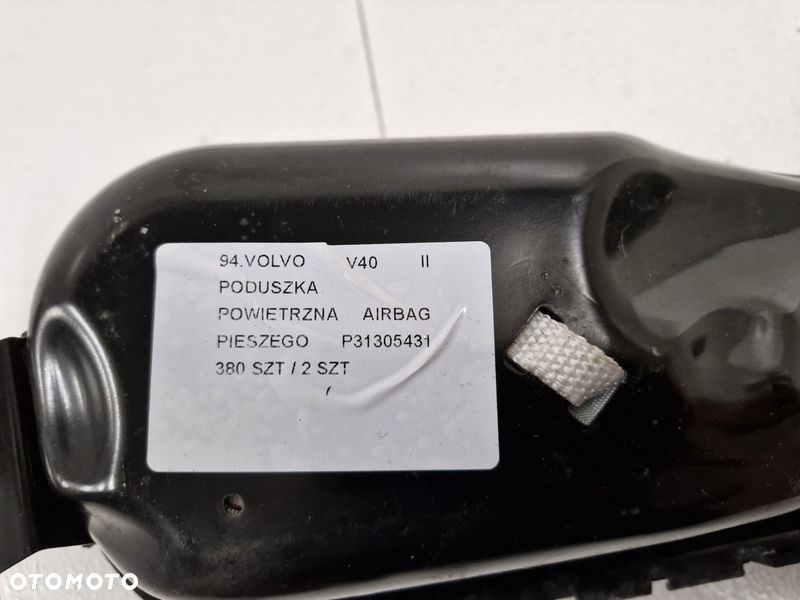 volvo v40 2 ii poduszka powietrzna airbag pieszego p31305431 - 5