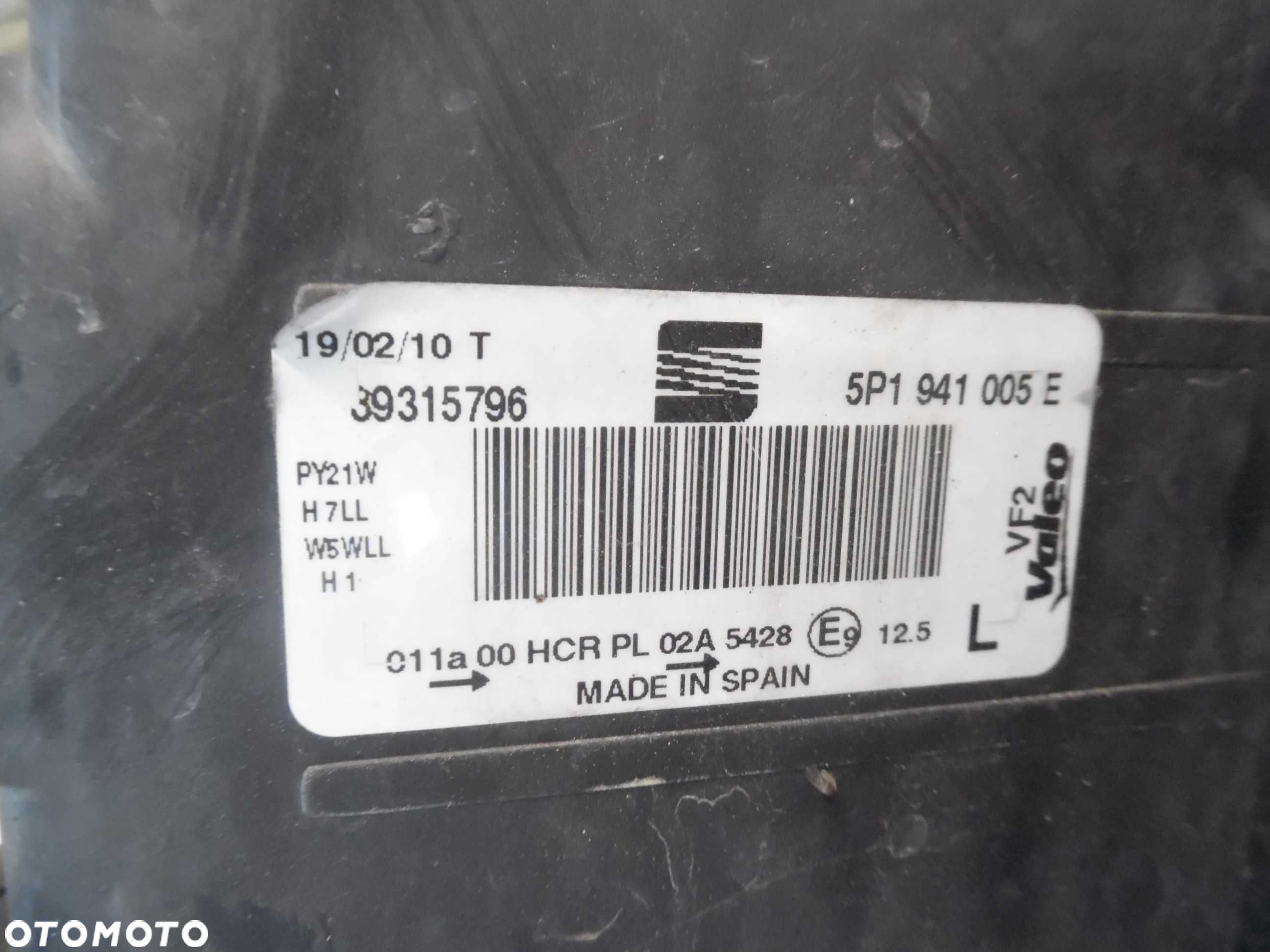 Reflektor lewy Seat Toledo 2005r. - 5