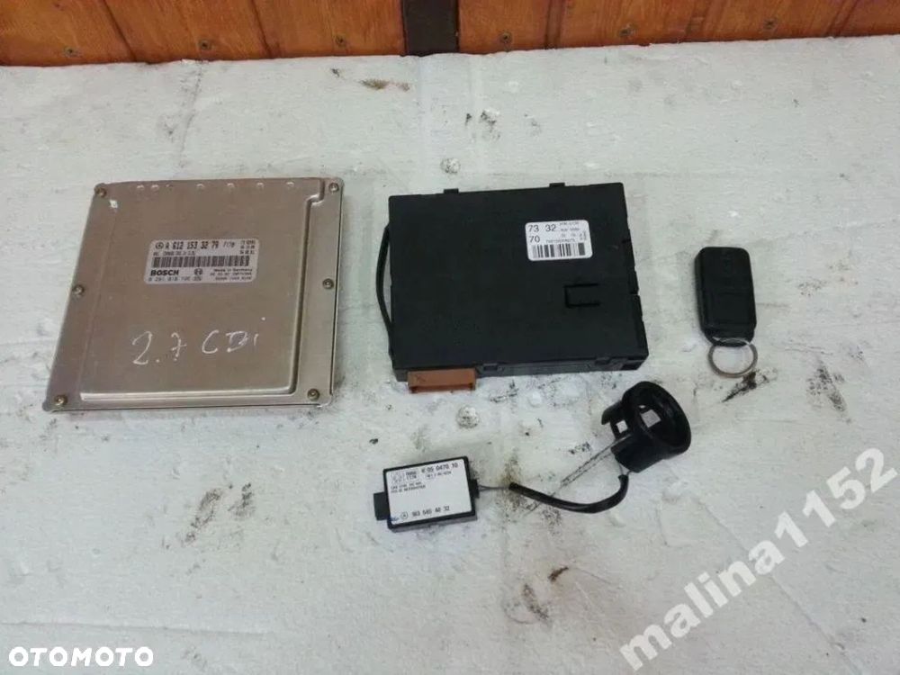 ML 163 2.7 cdi Zestaw sterownik silnika imob - 1