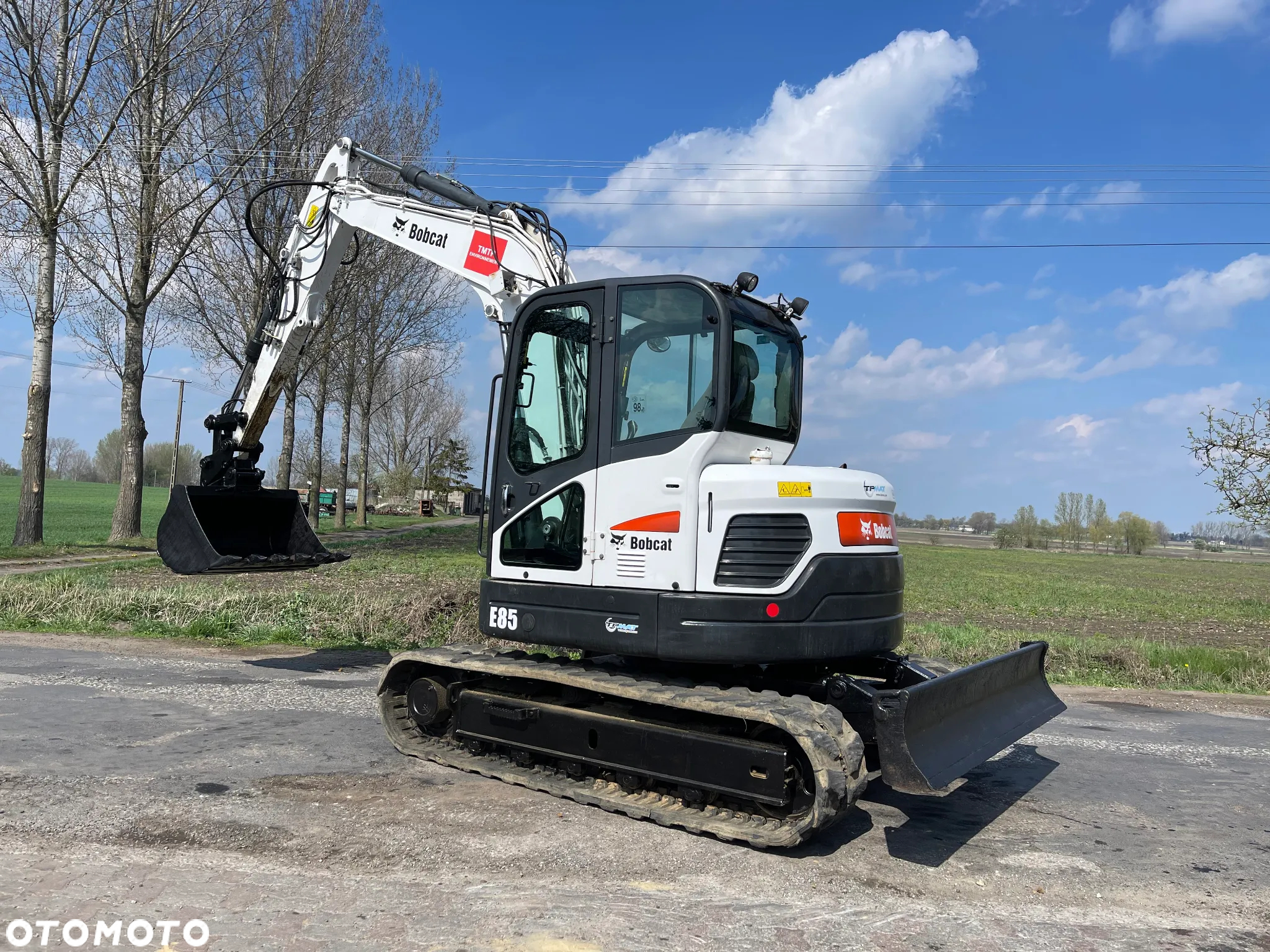 Bobcat Koparka gąsiennicowa Bobcat E85 Rok 2015 Oryginał 5500 MTG Bardzo ładna - 5