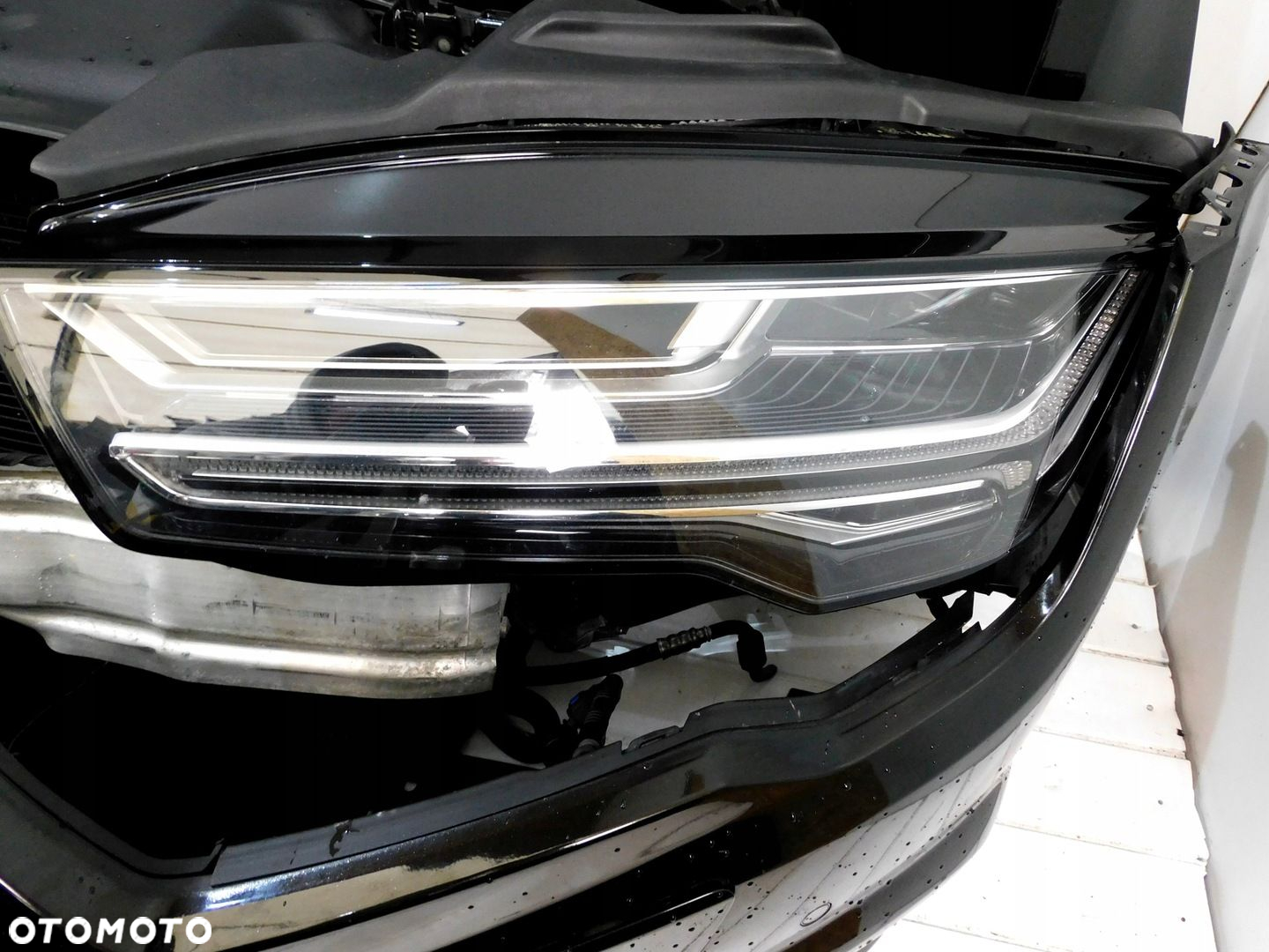 AUDI A7 C7 4G8 LIFT S LINE KOMPLETNY PRZÓD ZDERZAK LAMPY MASKA PAS LY8X - 4