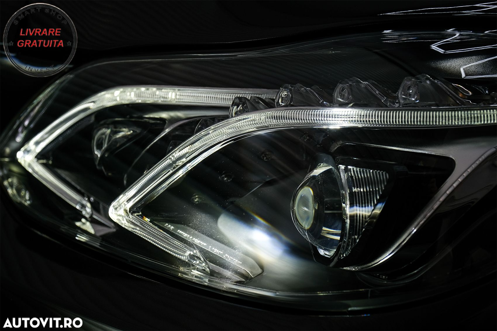Faruri LED Mercedes E-Class W212 (2009-2012) Facelift Design- livrare gratuita - 7