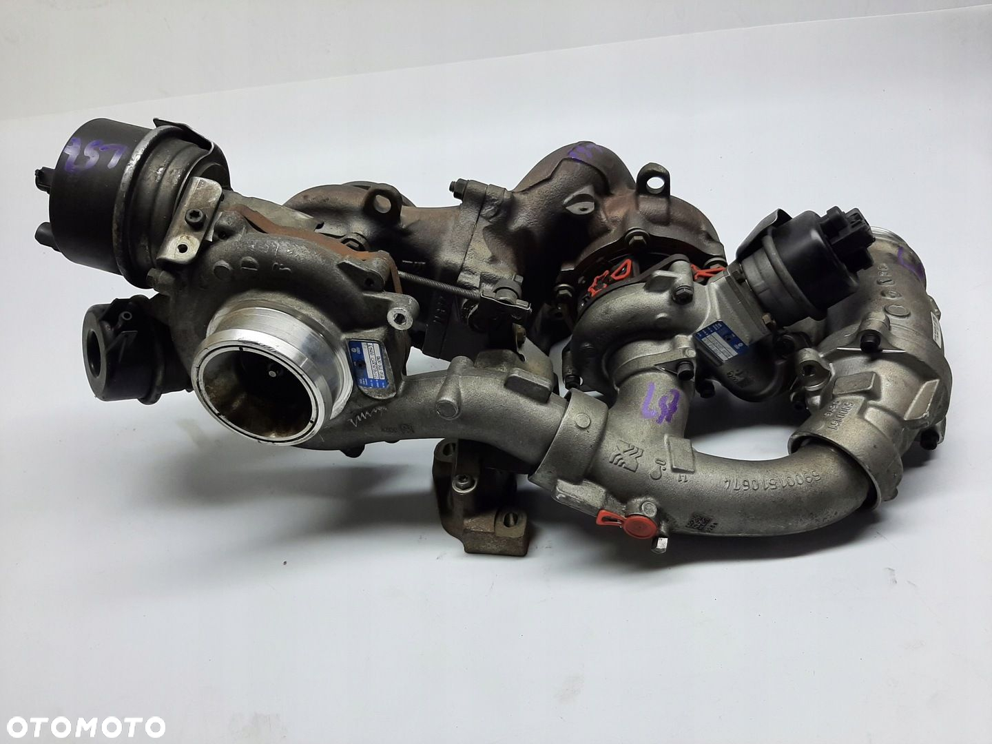 VW T6 Crafter MAN TGE BiTurbo TURBO TURBINY 18509700010 16359700023 - 2