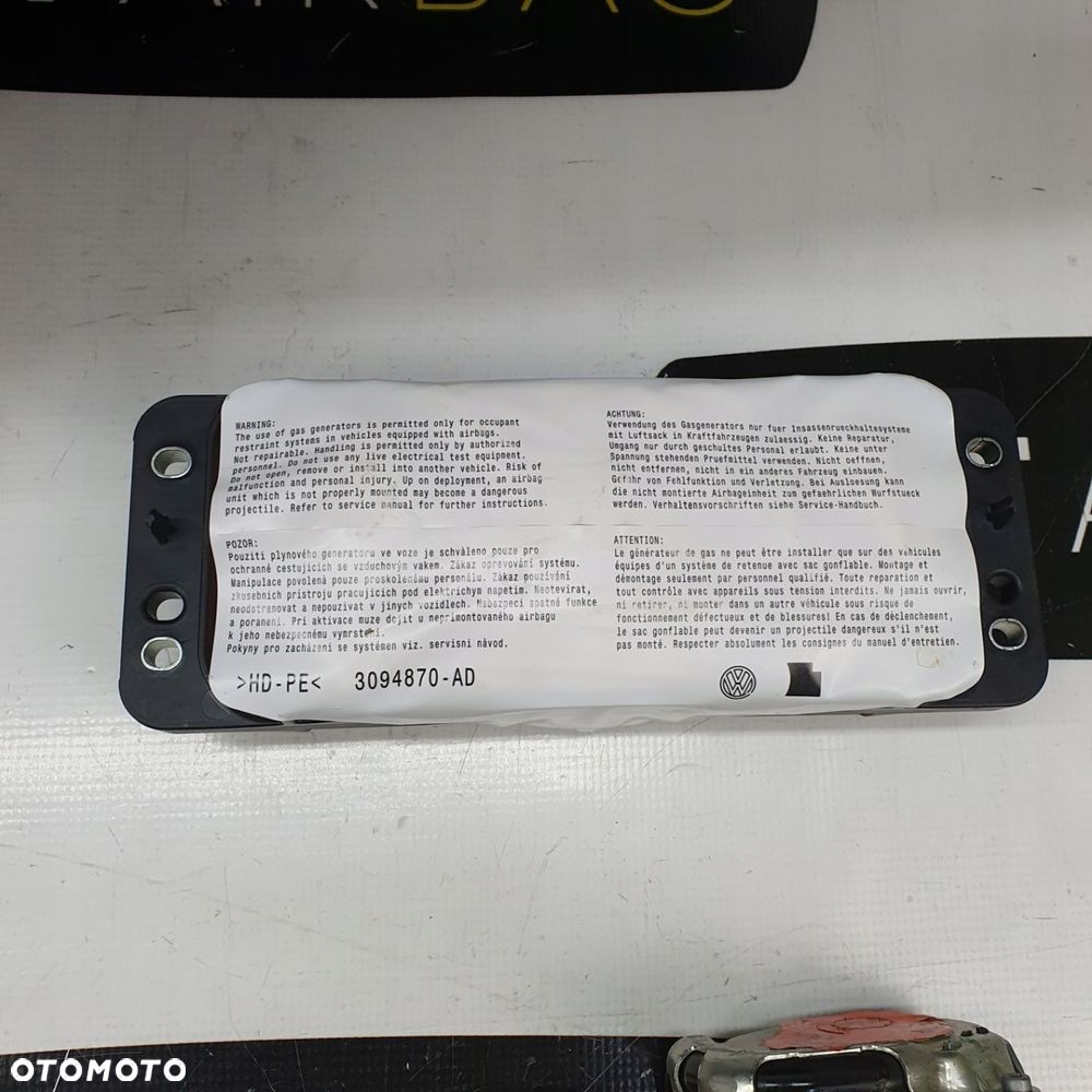 SEAT IBIZA 6F DESKA ROZDZIELCZA KONSOLA KOKPIT PULPIT PODUSZKI AIRBAG AIR BAG PASY KIT SET - 7