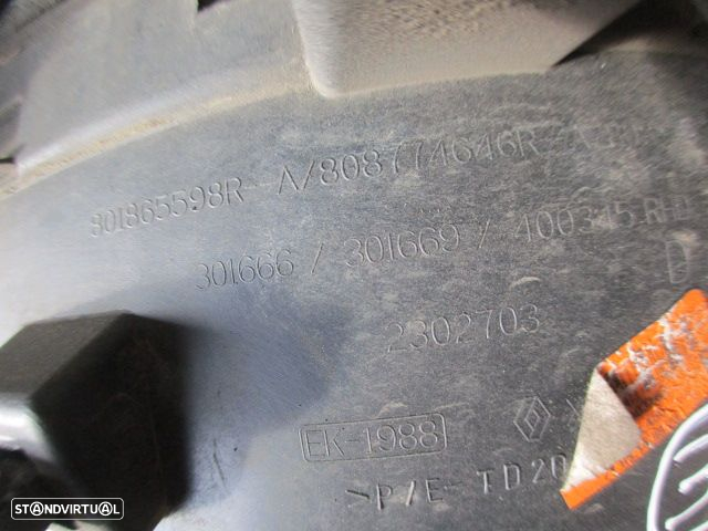 Grelha Friso 801865598R 808774646R RENAULT CLIO 4 FASE 1 2016 1.5DCI 75CV 5P BRANCO FD GRE INTERIOR PORTA FRT DRT - 3