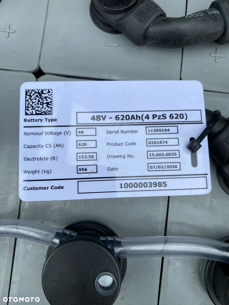Linde R16 Reach truck wózek wysokiego składowania NOWA bateria - 31