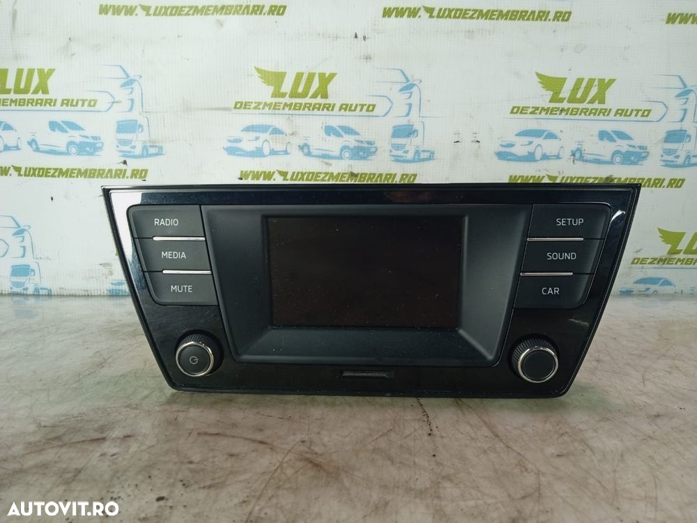 Radio cd player 6v0035867e Skoda Fabia NJ [2014 - 2018] 1.4 tdi CUSB - 1