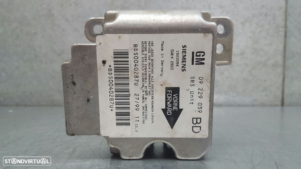 CENTRALINA AIRBAG OPEL VECTRA B 1999 -09229039 - 4
