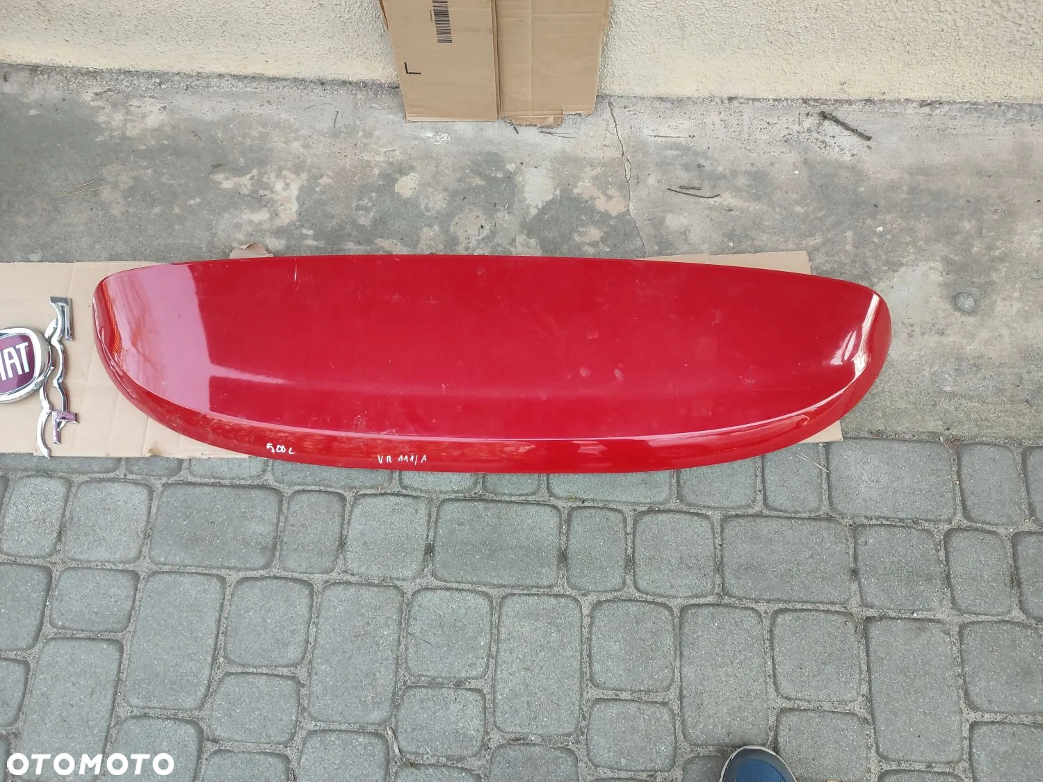 FIAT 500L Klapa bagażnika po lifcie 2018 kolor srebrny - 21
