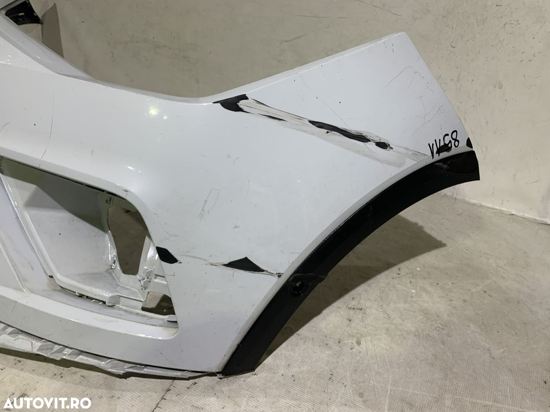 Bara fata Seat Arona, 2018, 2019, 2020, 2021, 2022, 2023, cod origine OE 6F9807221B, cu gauri pentru senzori de parcare (6). - 10