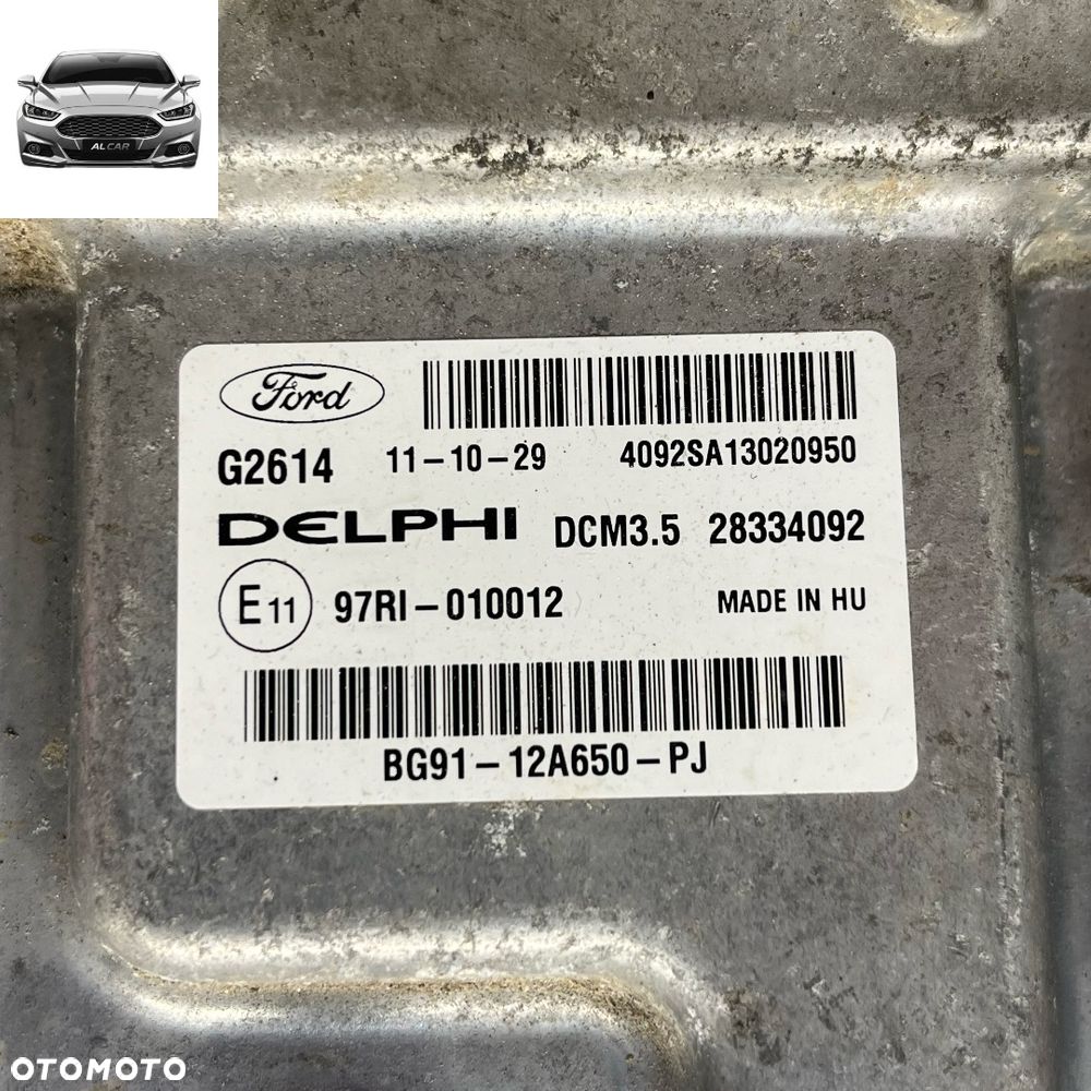 STEROWNIK SILN IKA 2.0 TDCI EURO 5 FORD MONDEO MK4 BG91-12A650-PJ - 3