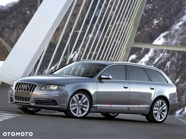 AUDI A6 C6 4F S6 RS6 - LISTWY NA DRZWI 4 SZTUKI PODKŁAD - 12