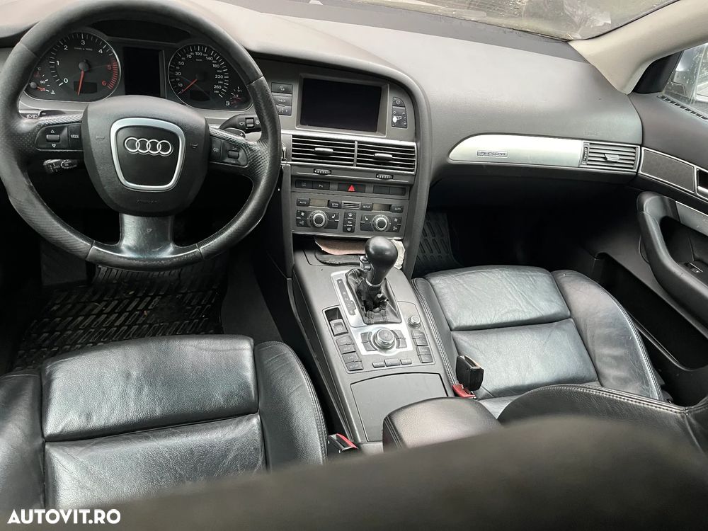Dezmembrez Audi A6 C6 4F sedan 3.0 TDI BMK 2006 LY7H gri automat - 7