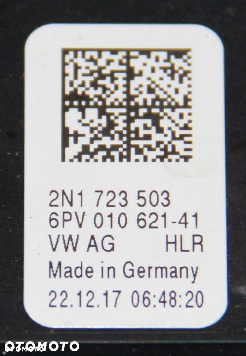 VW POTENCJOMETR PEDAŁ GAZU 2N1723503 6PV010621-41 - 3