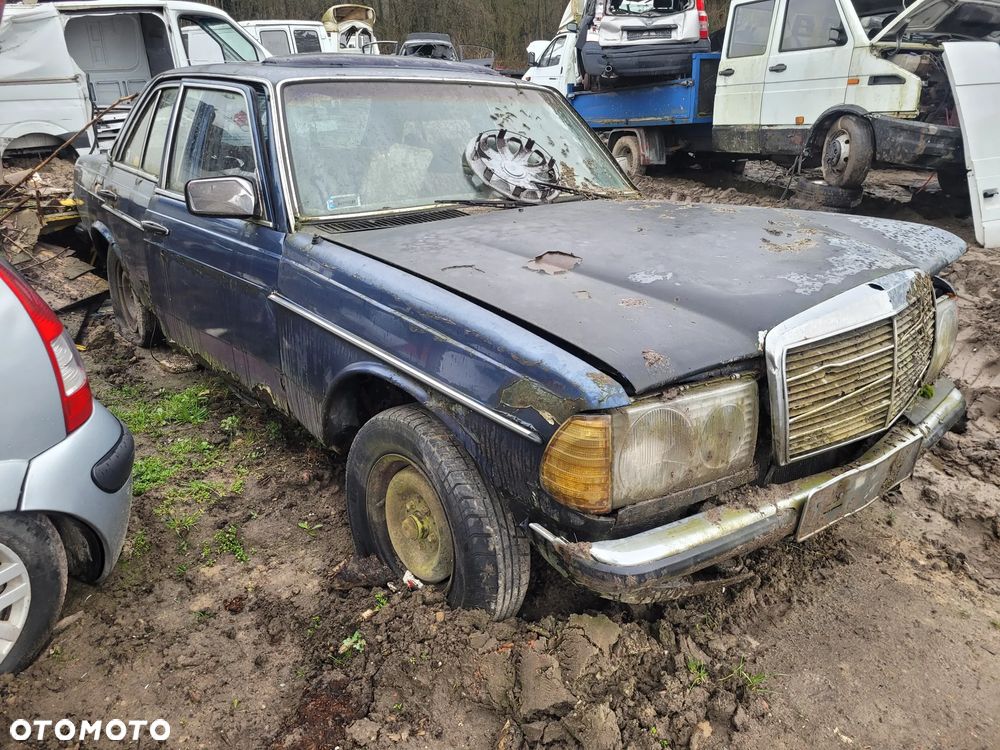 mercedes w123 beczka silnik 2.4d skrzynia sanki belka przód tył wahacz zacisk zwrotnica maglownica - 2