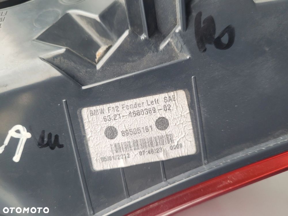LAMPA LEWY TYŁ TYLNA BMW F12 USA 89505161 - 4