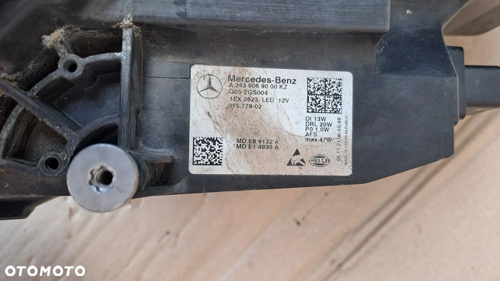 MERCEDES EQA EQB W243 FULL LED LEWA PRAWA LAMPA A2439068900 A2439069000 - 4