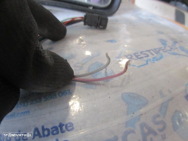 Espelho Esp4161 PEUGEOT 807 2003 2.2HDI 128CV 5P CINZA ESCURO DRT REBATIVEL COM PISCA 6 + 2 + 2 PINOS Riscado Com Ficha Cortada - 4