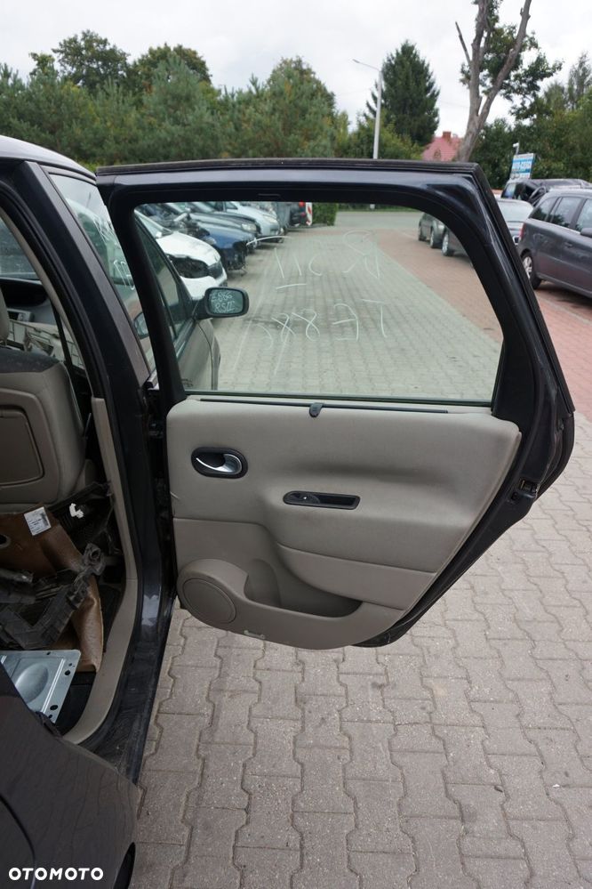 DRZWI TYLNE PRAWE SCENIC II PH1 NV676 CZARNY RENAULT 2004-2006 - 8