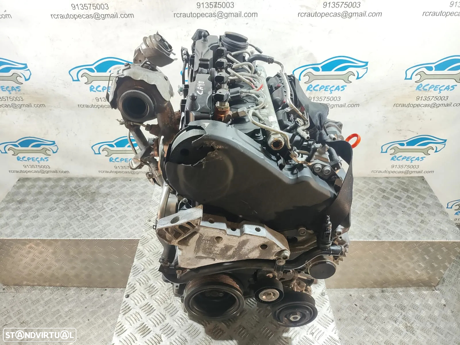 Motor VWAG Audi VW Volkswagen Seat 1.6 TDI 105cv CAY CAYD - 4