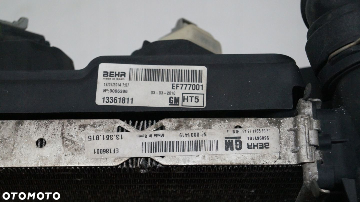 KOMPLET CHŁODNIC OPEL MERIVA B LIFT 1.6 CDTI 2014 - 11