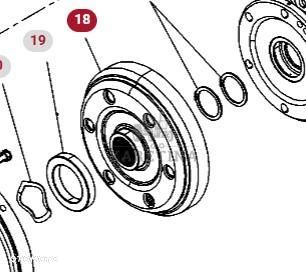 Massey Ferguson 7718S 7718 S 1804A DYNA 6 Obudowa CZĘŚCI 3796317M96 - 1