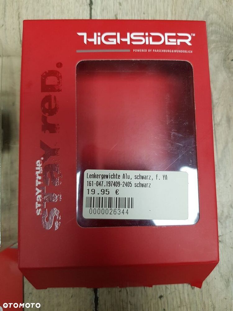 Ciężarki kierownicy Highsider 161-047 Yamaha FJR 1300A FZ1 FZ8 YZF-R125 YZF R6 YZF R1 XJ600 - 2