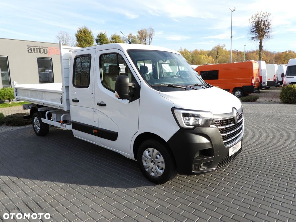 Renault MASTER WYWROTKA PODWÓJNA KABINA DOKA 6 MIEJSC TEMPOMAT LEDY KLIMATYZACJA  145KM - 5