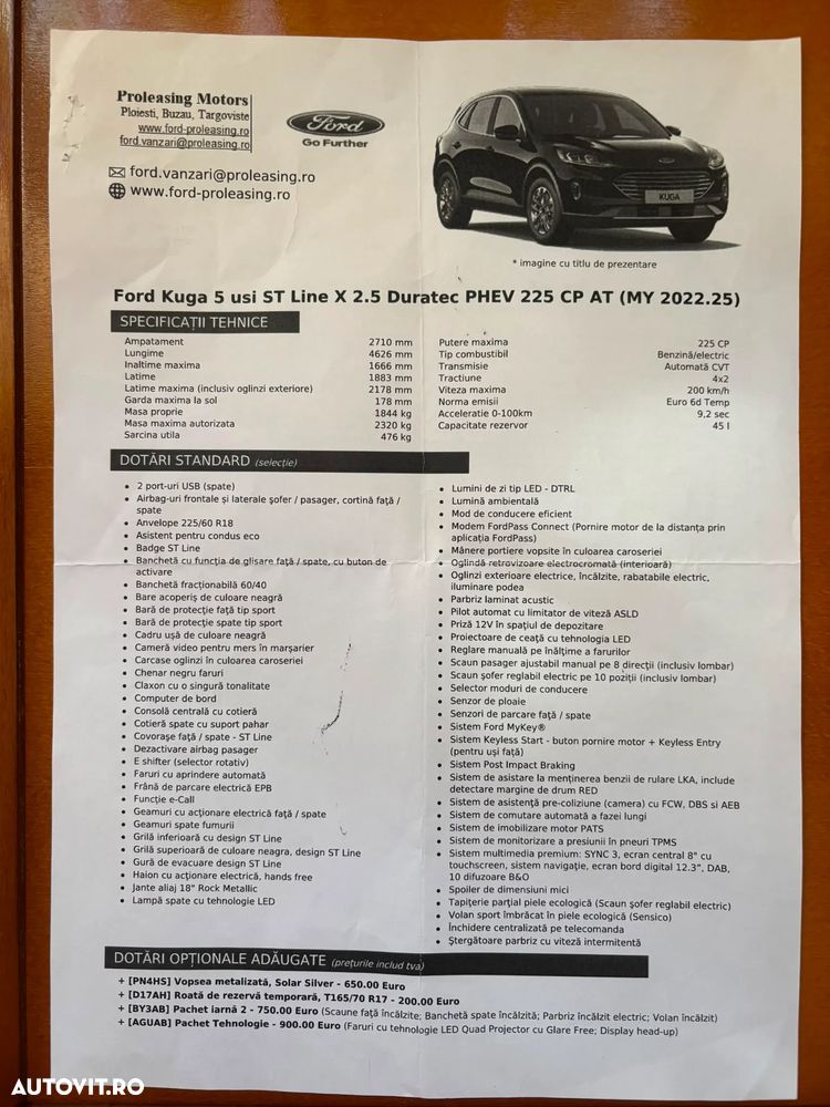 Ford Kuga 2.5 Duratec PHEV ST Line X - 17