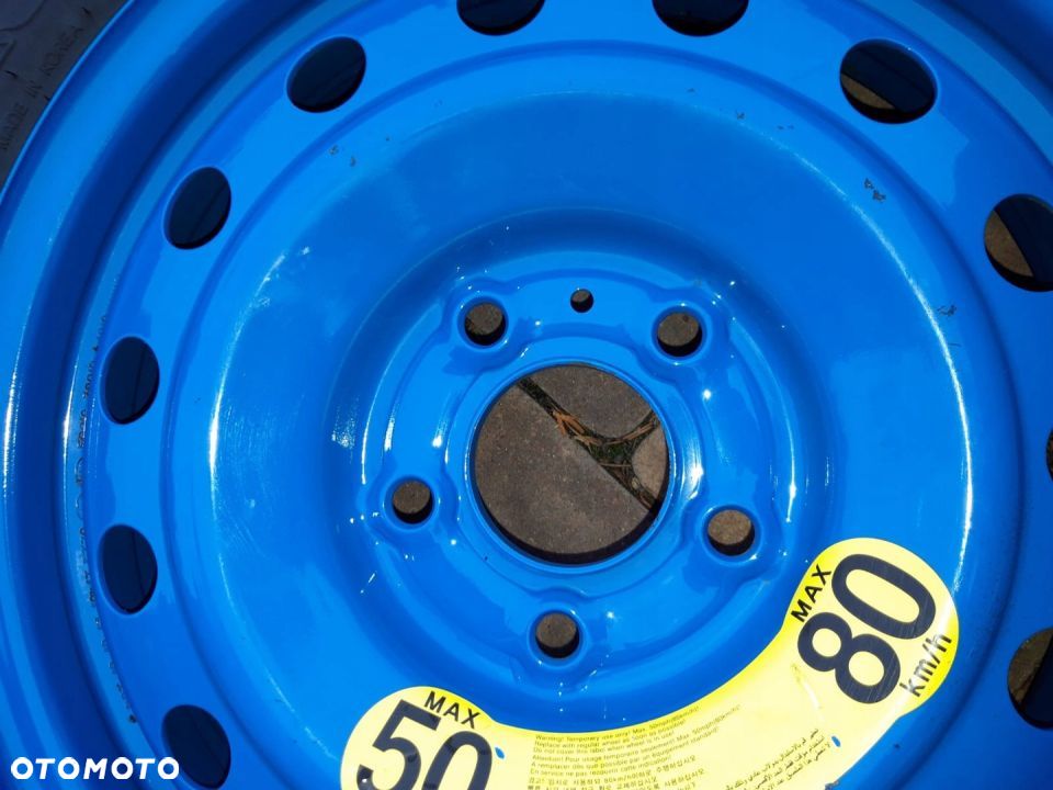 Koło dojazdowe KIA HYUNDAI NISSAN 125/80/16 97M - 1