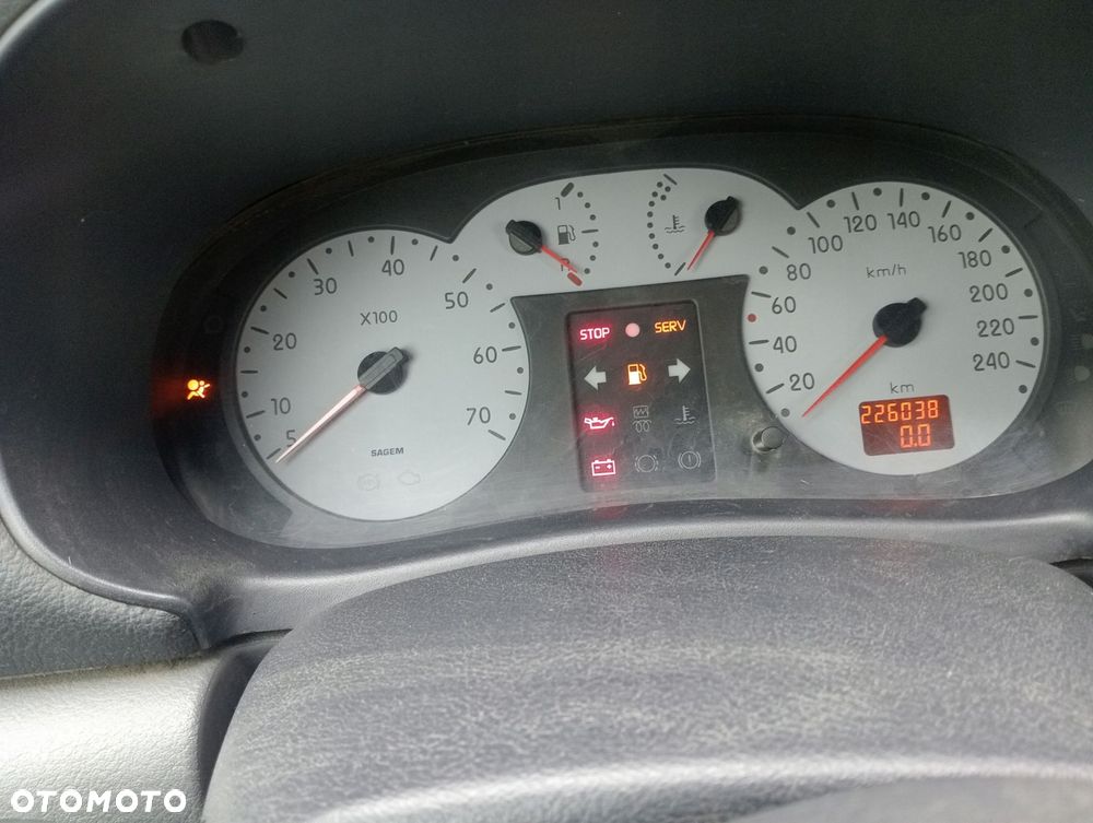 SILNIK GOŁY SŁUPEK 1.2 8V D7F CLIO II 98-01 MV632 - 3
