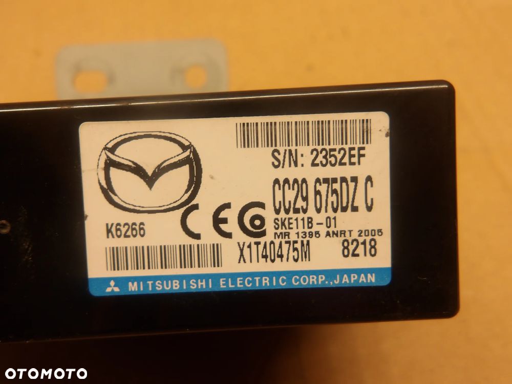 MAZDA 5 LIFT 5D 05-10 2.0D MODUŁ STEROWNIK IMMOBILIZERA CC29675DZC - 3