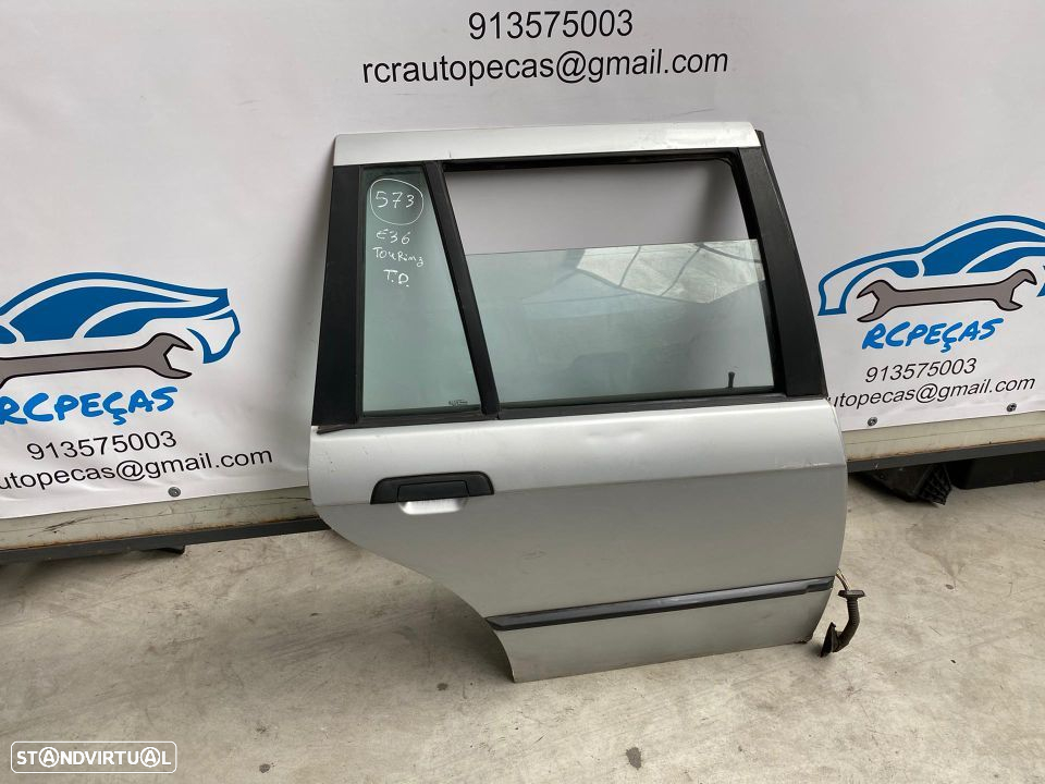 PORTA TRASEIRA TRÁS DIREITA BMW SERIE 3 SERIE 3 E36 TOURING 41528185428 8185428 FECHO ELEVADOR MOTOR PUXADOR VIDRO - 3