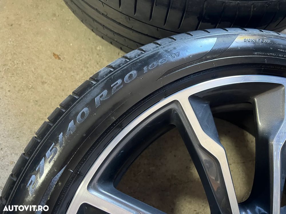 Jante Bmw X3 X4 R20 G01 G02 Originale M699 anvelope vara pirelli run flat Omologate BMW cu steluta RSC senzori presiune in doua latimi - 4
