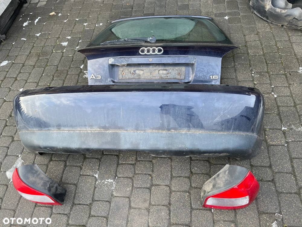 ZDERZAK TYŁ TYLNY klapa lampa lewa prawa AUDI A3 8L lift LZ5L - 1