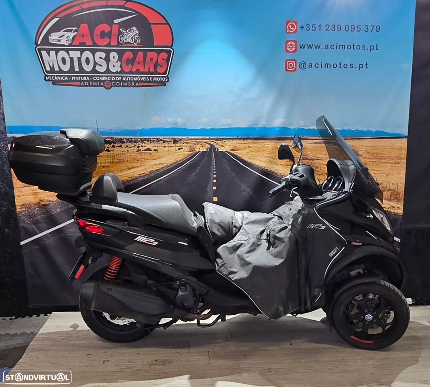 Piaggio MP3 350 Sport i.e. LT BLACK ÉDITION Carta de carro - 4