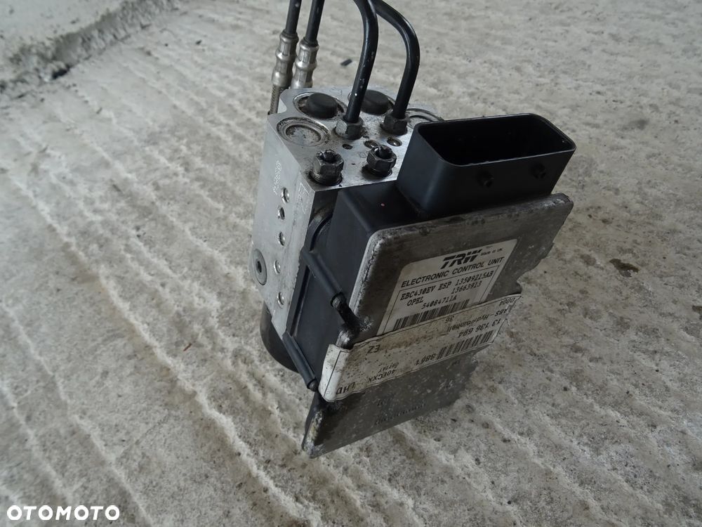 POMPA STEROWNIK ABS + ESP + TC OPEL VECTRA C GTS SIGNUM 54084711A 54084636H 2,2D 2,0T 3,2 V6 3,0 1,9 przycisk - 2