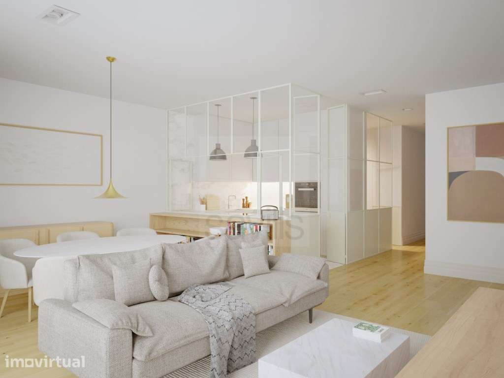 Apartamento T1 em Cedofeita com jardim privativo - Grande imagem: 4/33