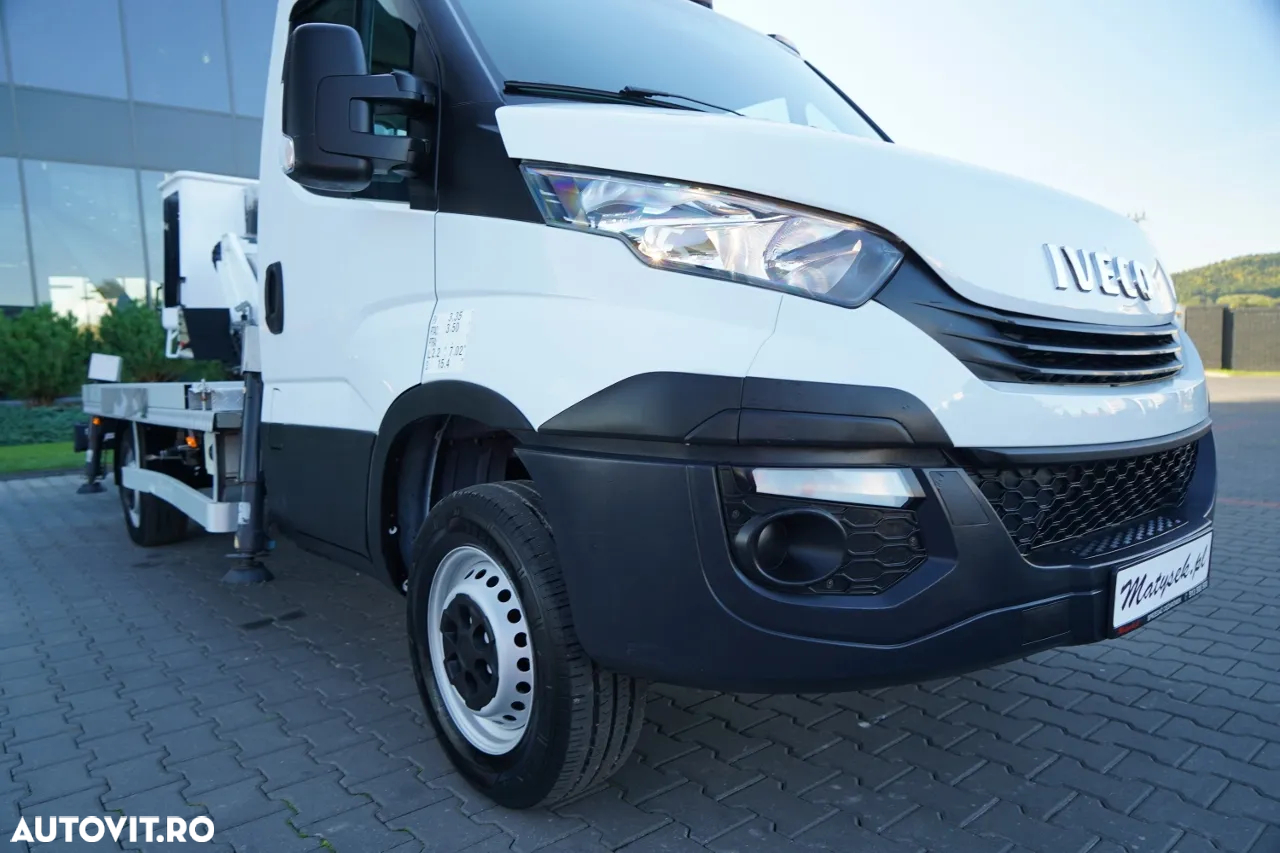 Iveco DAILY 35-120 / RIDICARE 20 METRI / 4 STABILIZATOARE / MANUALĂ / 2017 - 16