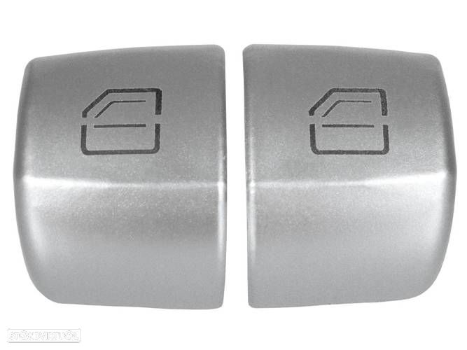Par de teclas / Botões vidros Mercedes W205 NOVOS - 1