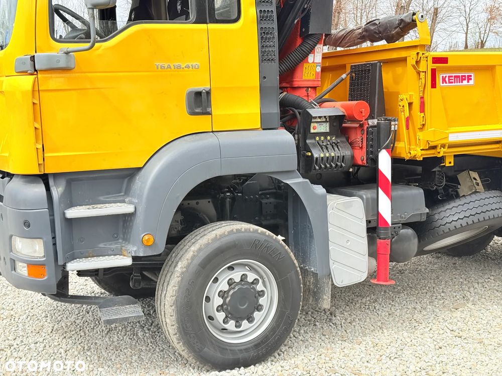 MAN * MAN TGA 18-410 * KIPER WYWROTKA * 4x4 * HDS Palfinger PK16500* Sprowadzony* Bardzo Dobry Stan * - 7