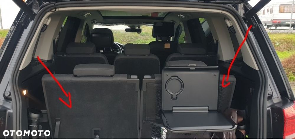 Fotele samochodowe do Volkswagen Touran 0d 2015 roku do 2026 ostatni rząd siedzeń alcantara wraz z tunelem miedzy siedzeniami i wszystkimi śrubami - 4