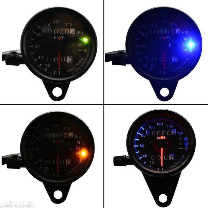 Bord Moto Universal Cafe Racer Chopper Custom Bobber Naked Viteza A160 - 6