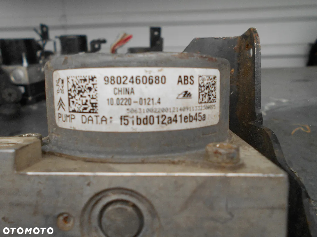 CITROEN PEUGEOT POMPA ABS 9802460680 - 2