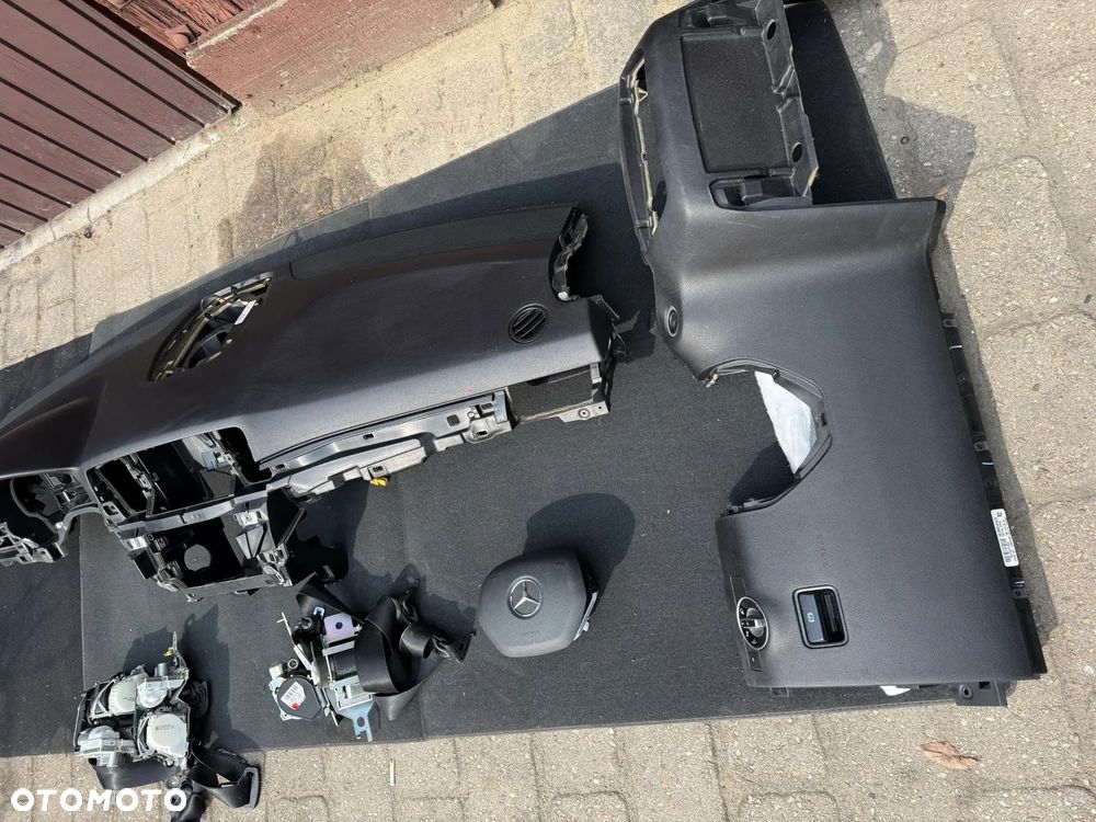MERCEDES-BENZ ML W166 KONSOLA DESKA ROZDZIELCZA PASY PODUSZKI AIRBAG ORYGINAŁ - 3