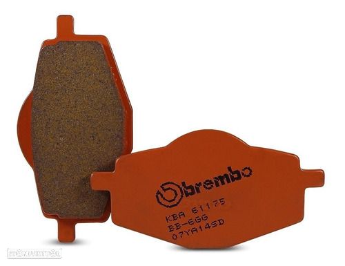 pastilhas travao brembo 07ya14sd trás yamaha dt125 xt600 xt660 600 tenere dtr 125 - 1