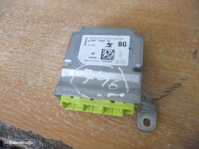 Modulo Airbag 8V5114B321BG FORD FIESTA 6 2009 1.4TDCI   0P  PRETO - 4