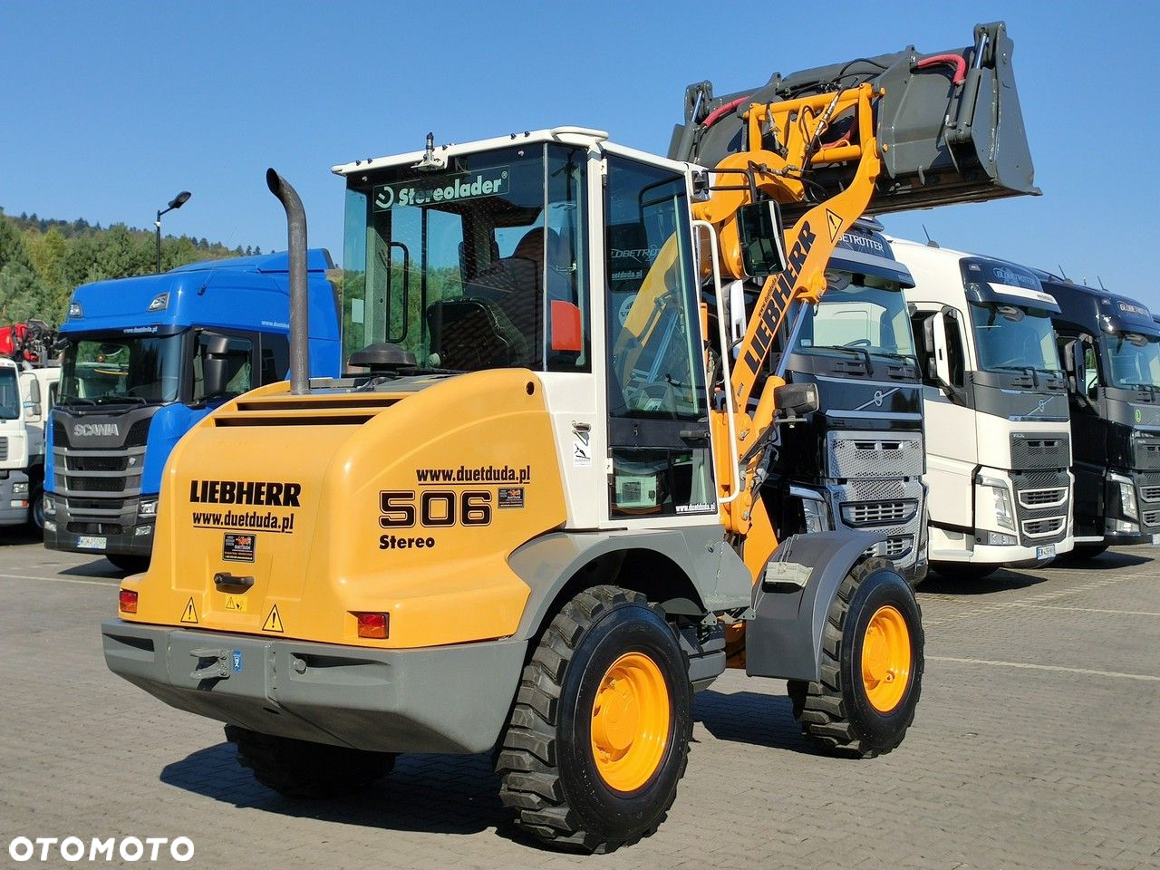 Liebherr L 506 STEREO Szybkozłącze / Łyżka Krokodyl + Widły Waga 6300kg - 20
